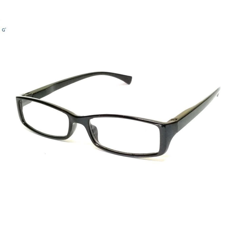 Black Full Frame Plastic Reading Glasses 0125BK 1.25