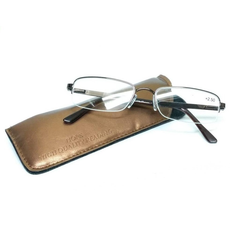 Brown Supra Reading Glasses 83401 Power 1.25