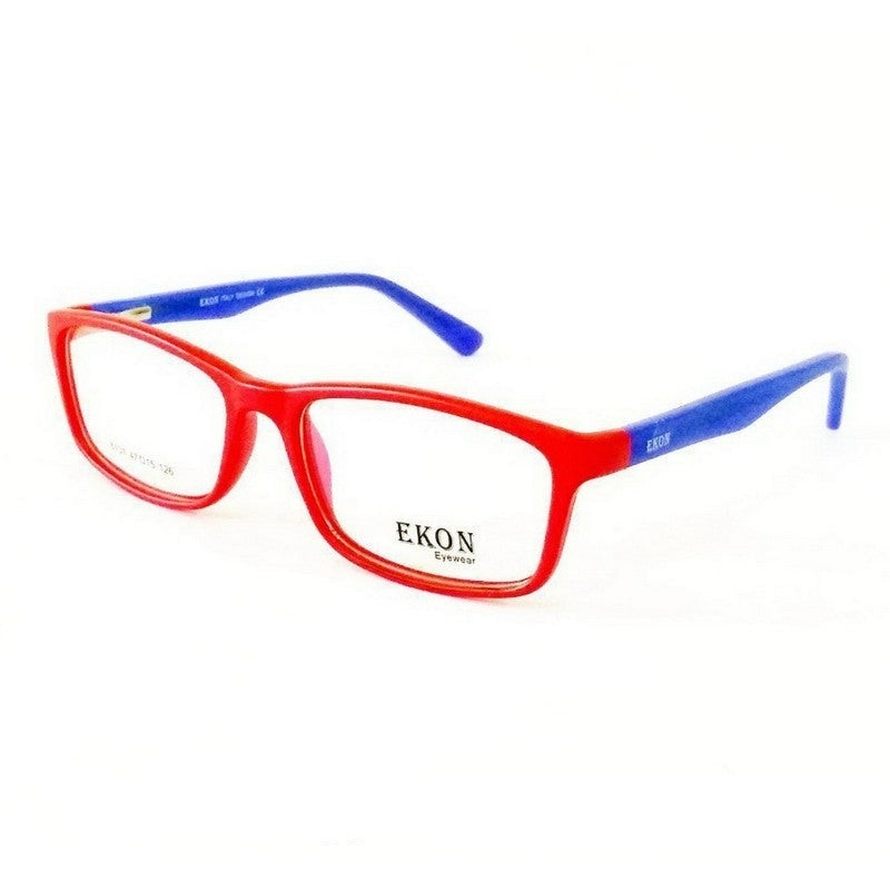 Red Kids Rectangle Glasses For 6 to 10 Years 8101C15