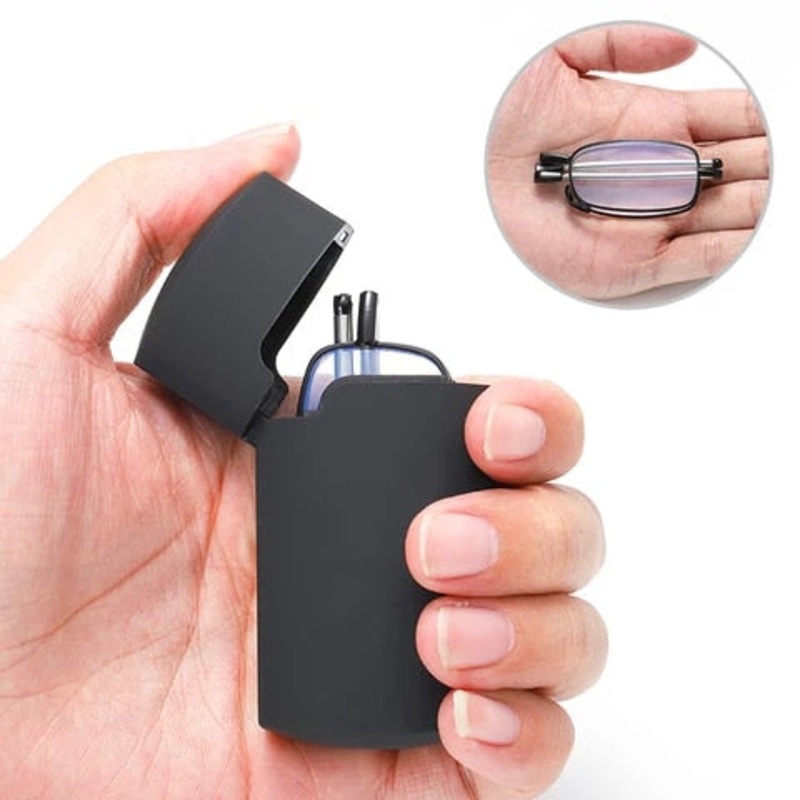 Portable Foldable Reading Glasses with Case +1.00