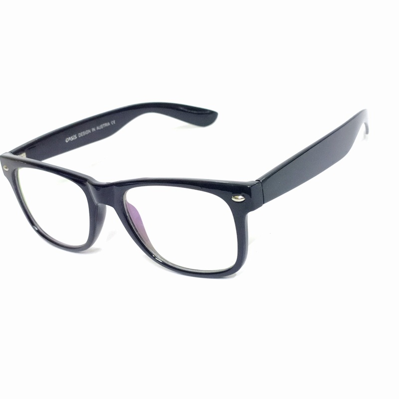 Black Spectacle Frames Glasses 8020