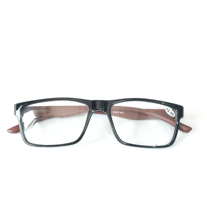 Black Brown Kryptok Bifocal Reading Glasses +1.00