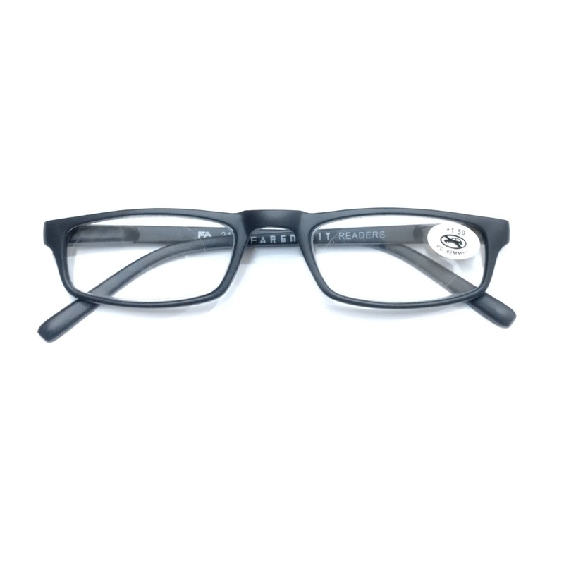 Black Computer Reading Glasses For Men with Blue Light Lenses 211mbk