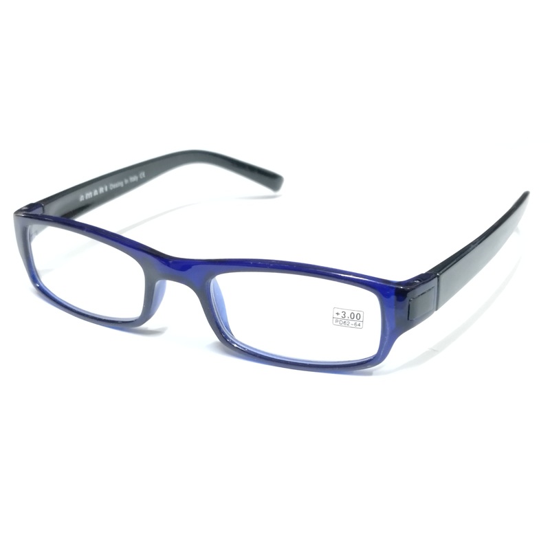 Stylish Computer Reading Glasses with Blue Light Coating Red Black
