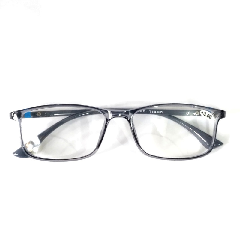 Transparent Grey Bifocal Reading Glasses