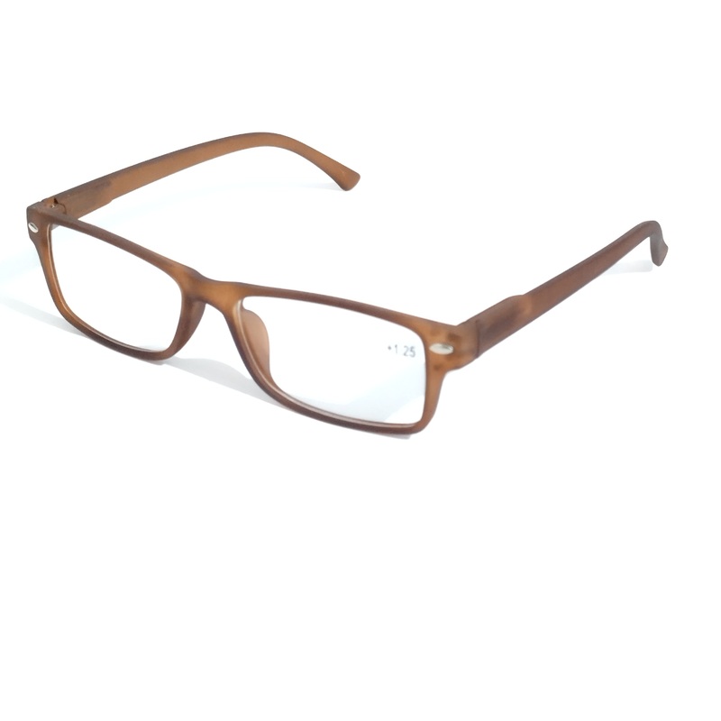 Brown Reading Glasses +1.00