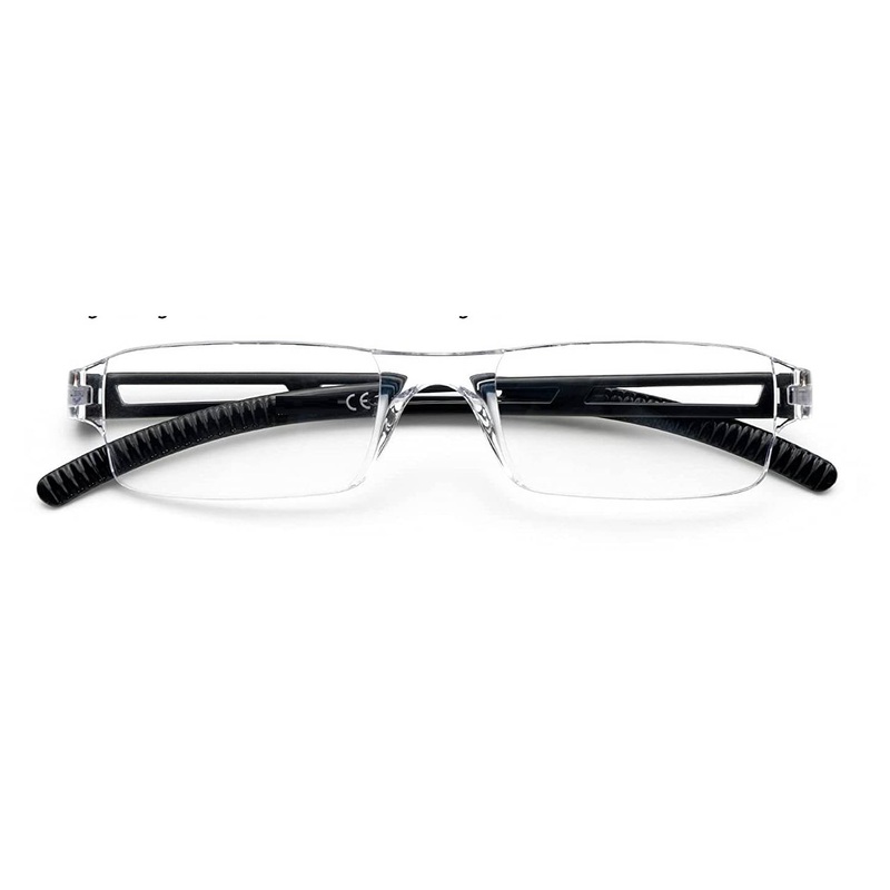 Crystal Rimless Reading Glasses for Men and Women Pack Of 3 Assorted Colors 1