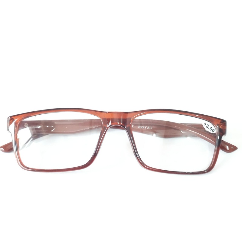 Brown Kryptok Bifocal Reading Glasses +1.00