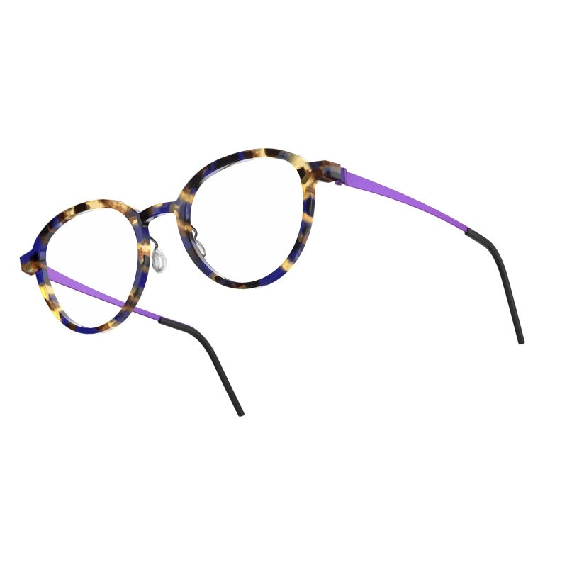 LINDBERG 1176 AH13(Semi-transparent Blue beige purple tortoiseshell / Purple) 47-19-125