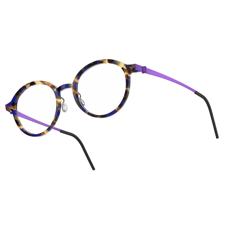 LINDBERG 1177 AH13(Semi-transparent Blue beige purple tortoiseshell / Purple) 49-19-125