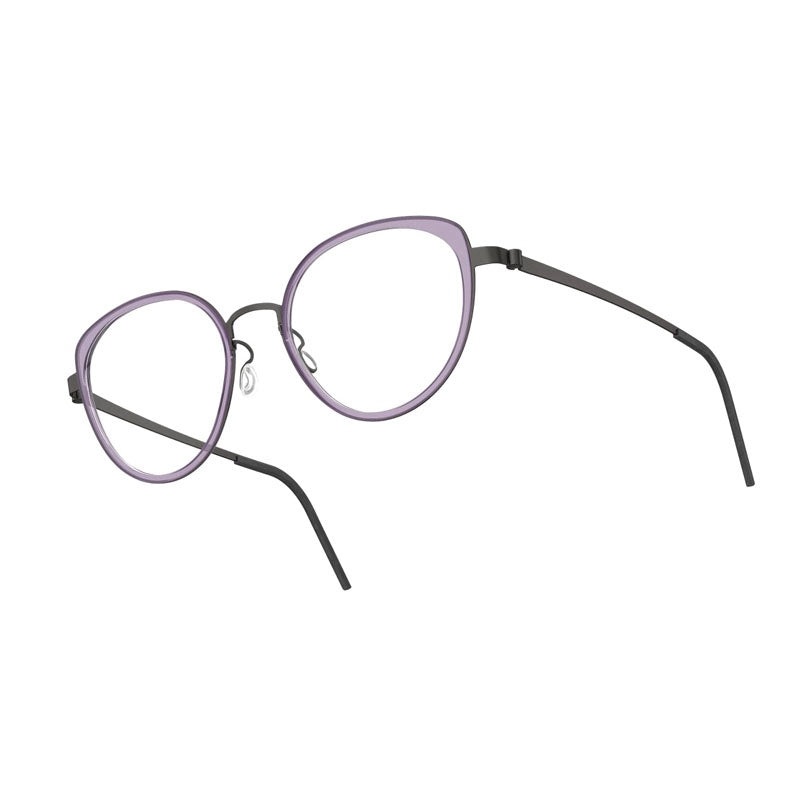 LINDBERG 9758 U9K209(Matt Black/Glossy Lilla Circle) 50-20-125