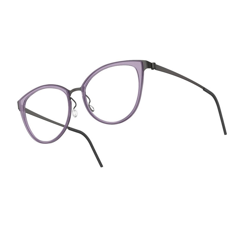 LINDBERG 9768 U9K209(Matt Black/Glossy Transparent Light Lilla) 52-18-125