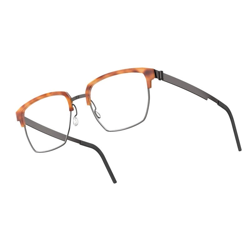 LINDBERG 9851 PU9K25(Polished Black/Glossy Havana Circle) 52-20-125