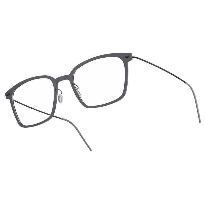 LINDBERG NOW 6536 Front: D15(Solid Matt dark Grey) / BasicTemple: U9 (Matt Black) 49-20-140