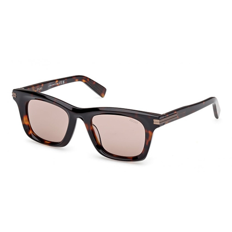 ZEGNA 0270 Sunglasses 55E – Dark Havana – Brown