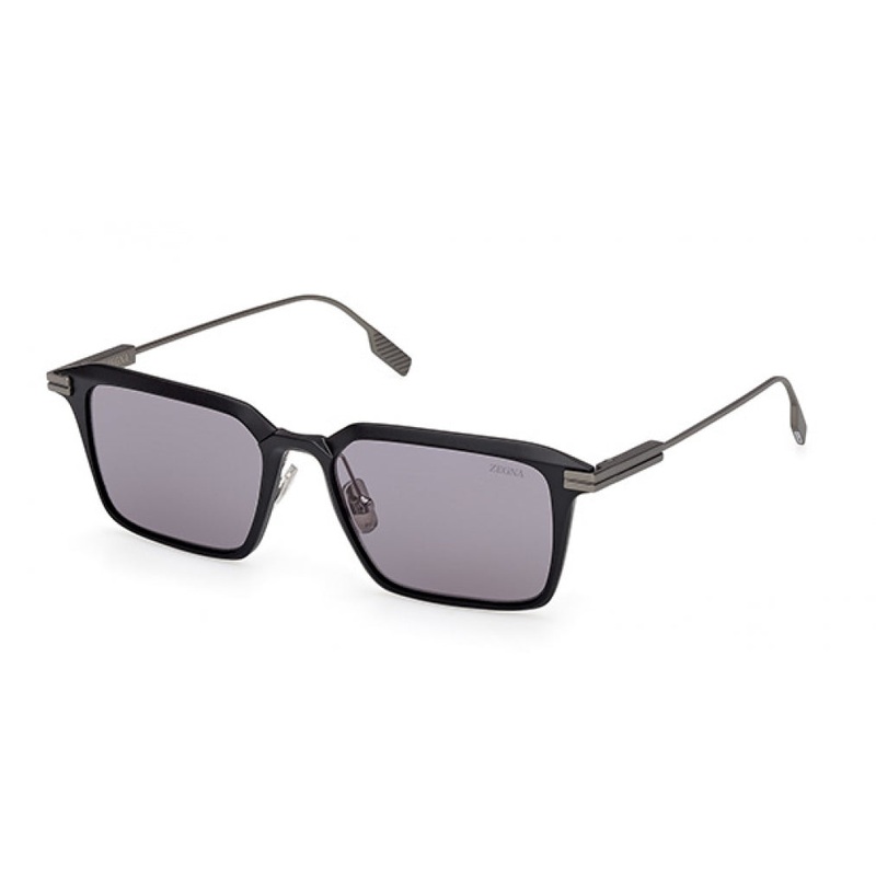 ZEGNA 0273H Sunglasses 20A – Matte Gunmetal – Smoke