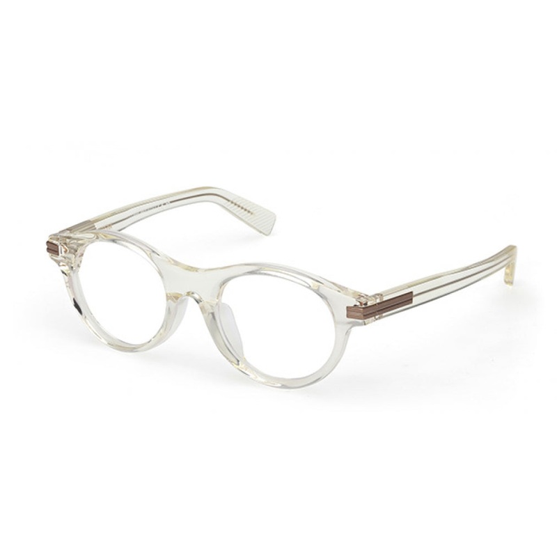ZEGNA 0271 Sunglasses 39V – Shiny Light Yellow – Blue