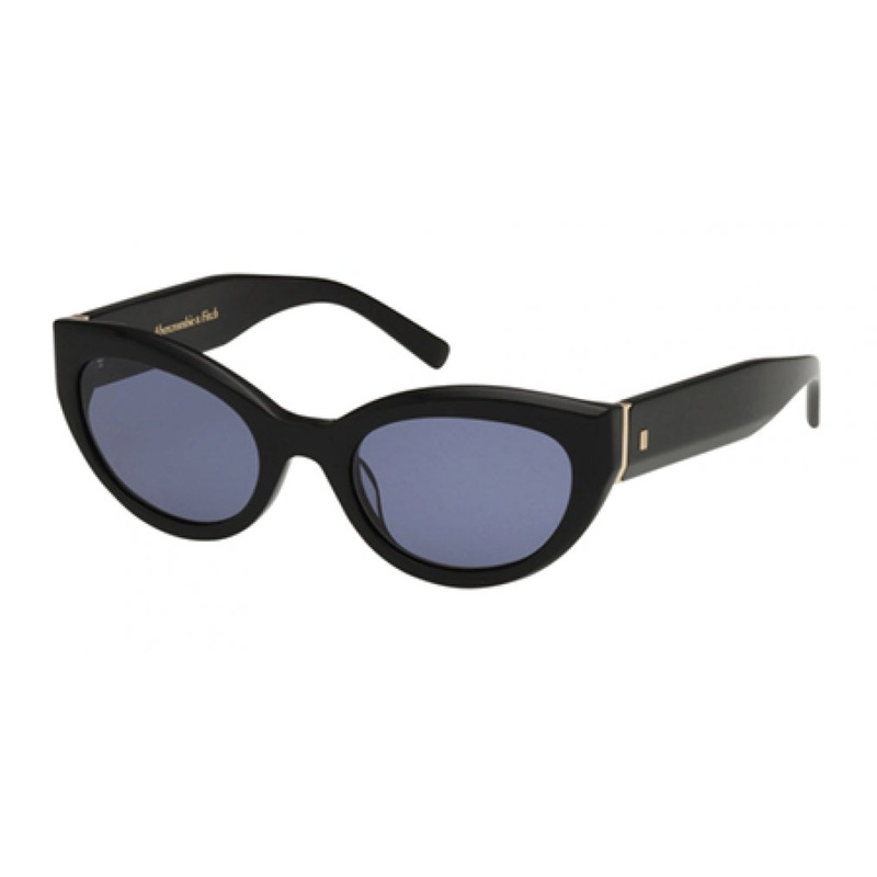ABERCROMBIE & FITCH 00024 Sunglasses 01A – Shiny Black – Smoke
