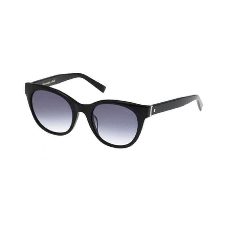 ABERCROMBIE & FITCH 00029 Sunglasses 01B – Shiny Black – Gradient Smoke