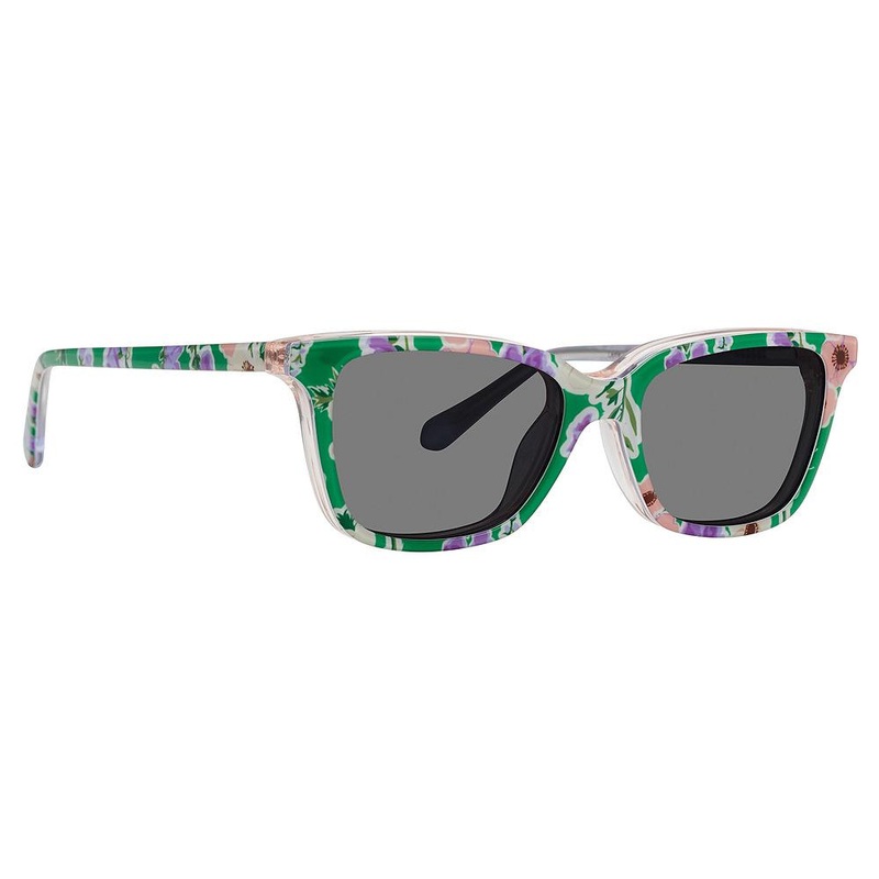 Vera Bradley VBLEXIESUNCLIP Clip On FFG – Foxglove Fields Green [FFG]