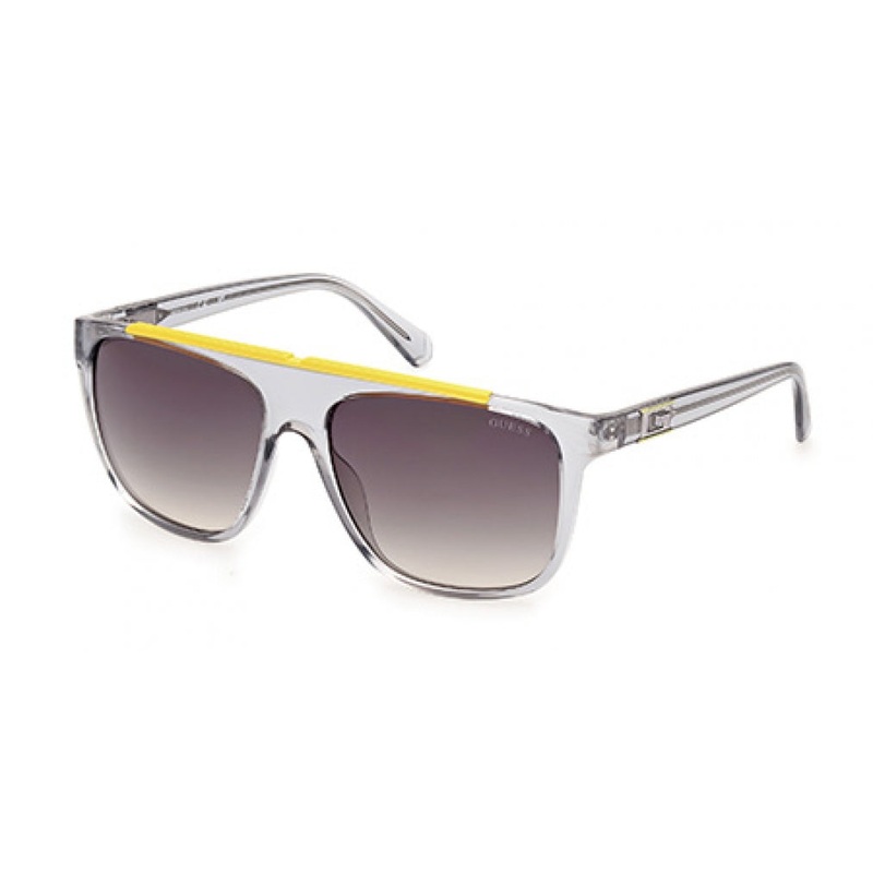 Guess 00123 Sunglasses 20B – Shiny Grey – Gradient Smoke