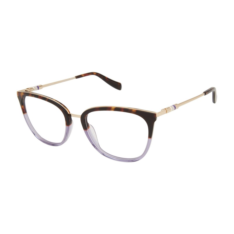 Tura by Lara Spencer LS139 Eyeglasses TOR – Tortoise/Purple